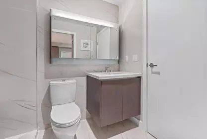 Powder Room Photo of 129 9388 Odlin Road, Richmond, BC