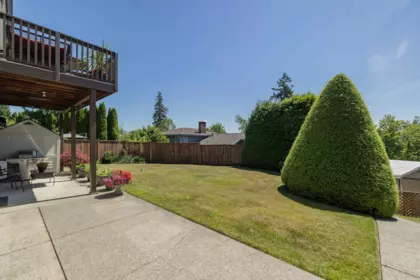 Aerial View of 455 Alouette Drive, Coquitlam, BC