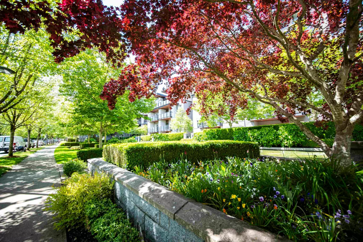 Exterior Rear Photo of 225 5777 Birney Avenue, Vancouver, BC