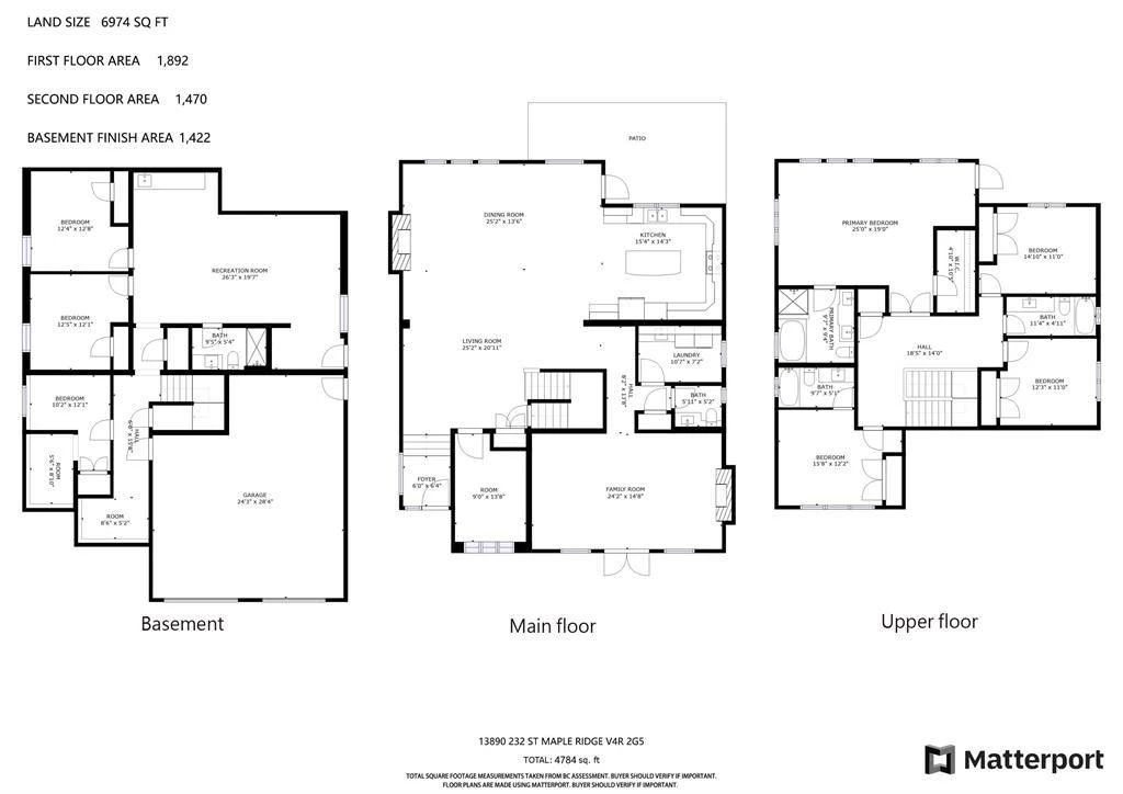 Exterior Rear Photo of 13890 232 Street, Maple Ridge, BC