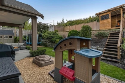 Aerial View of 3382 Applewood Drive, Abbotsford, BC