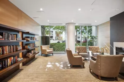 Aerial View of 408 590 Nicola Street, Vancouver, BC