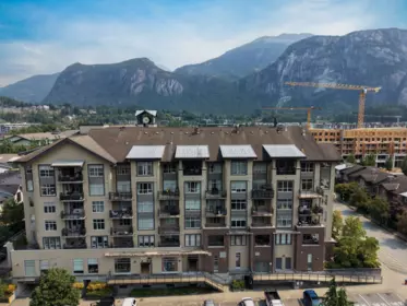 Outdoor Deck Photo of 305 1211 Village Green Way, Squamish, BC