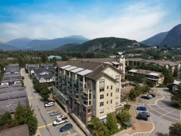 Outdoor Patio Photo of 305 1211 Village Green Way, Squamish, BC
