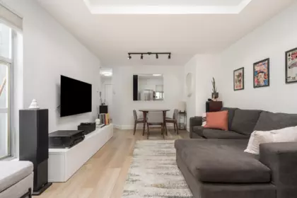 Family Room Photo of 407 1333 W 7th Avenue, Vancouver, BC