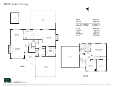 Exterior Rear Photo of 18096 61a Avenue, Surrey, BC
