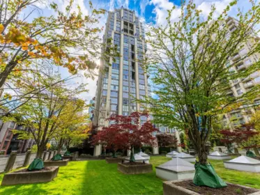 Aerial View of 401 1238 Richards Street, Vancouver, BC