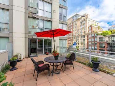 Outdoor Patio Photo of 401 1238 Richards Street, Vancouver, BC