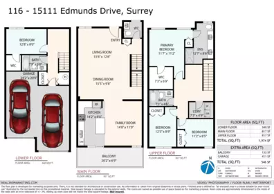 Playground / Recreational Area Near 116 15111 Edmund Drive, Surrey, BC