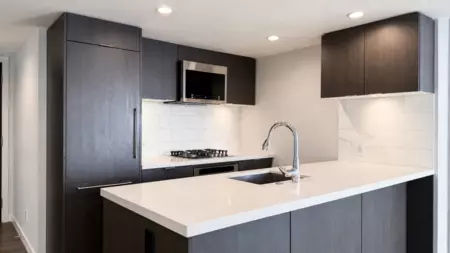 Dining Area Photo of 1608 8189 Cambie Street, Vancouver, BC