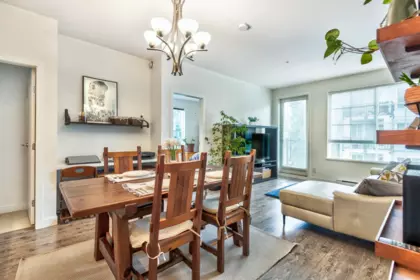 Kitchen Island Photo of 309 545 Foster Avenue, Coquitlam, BC