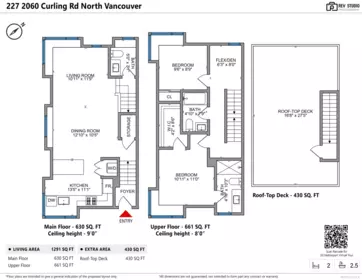 Backyard Photo of 227 2060 Curling Road, North Vancouver, BC