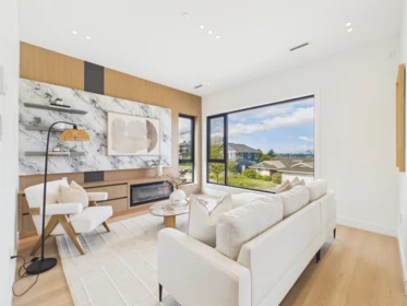Living Room Photo of 3 7864 Welsley Drive, Burnaby, BC