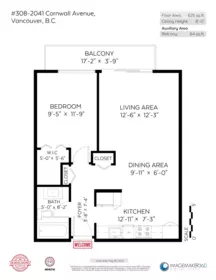 Laundry Room Photo of 308 2040 Cornwall Avenue, Vancouver, BC