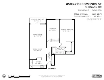 503 7151 Edmonds Street, Burnaby, BC, Burnaby — Apartment/Condo for sale