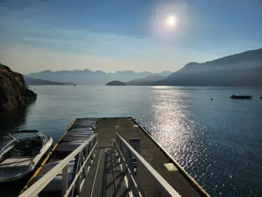 Aerial View of 304 Esplanade Road, Keats Island, BC