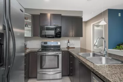 Front exterior of 107 5454 198 Street, Langley, BC