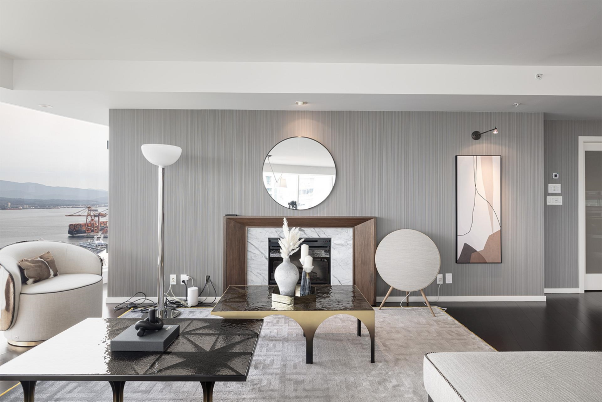 Living Room Photo of 3307 1011 W Cordova Street, Vancouver, BC