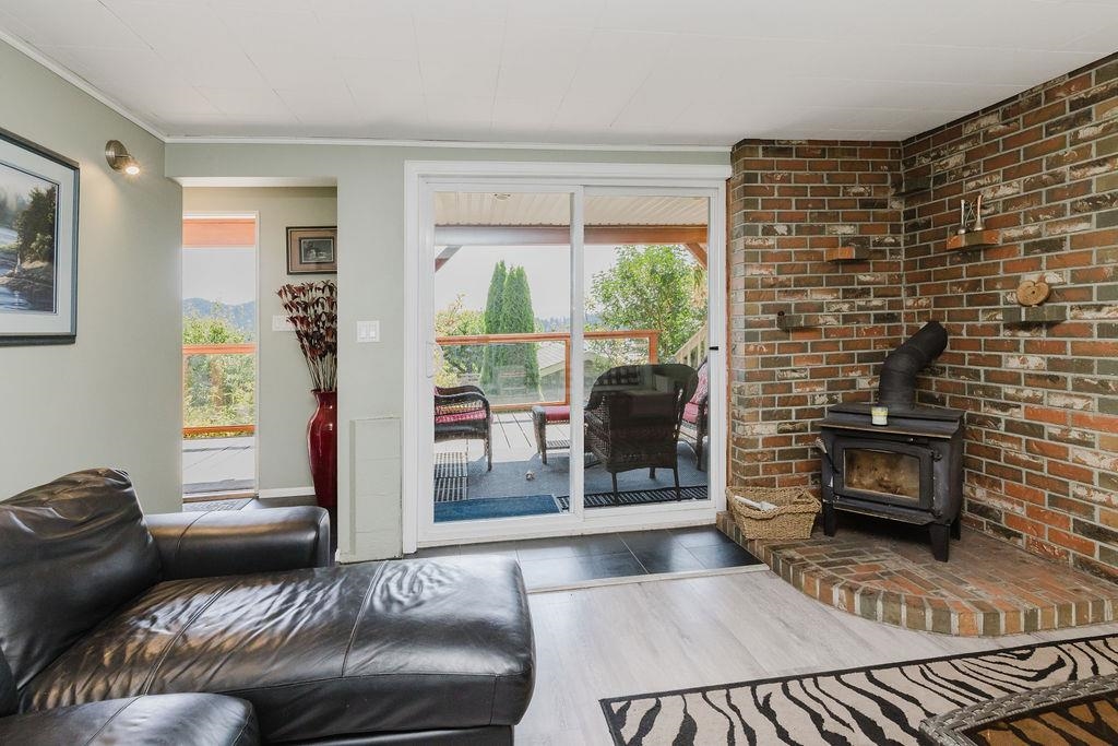 Aerial View of 614 Glen Road, Gibsons, BC