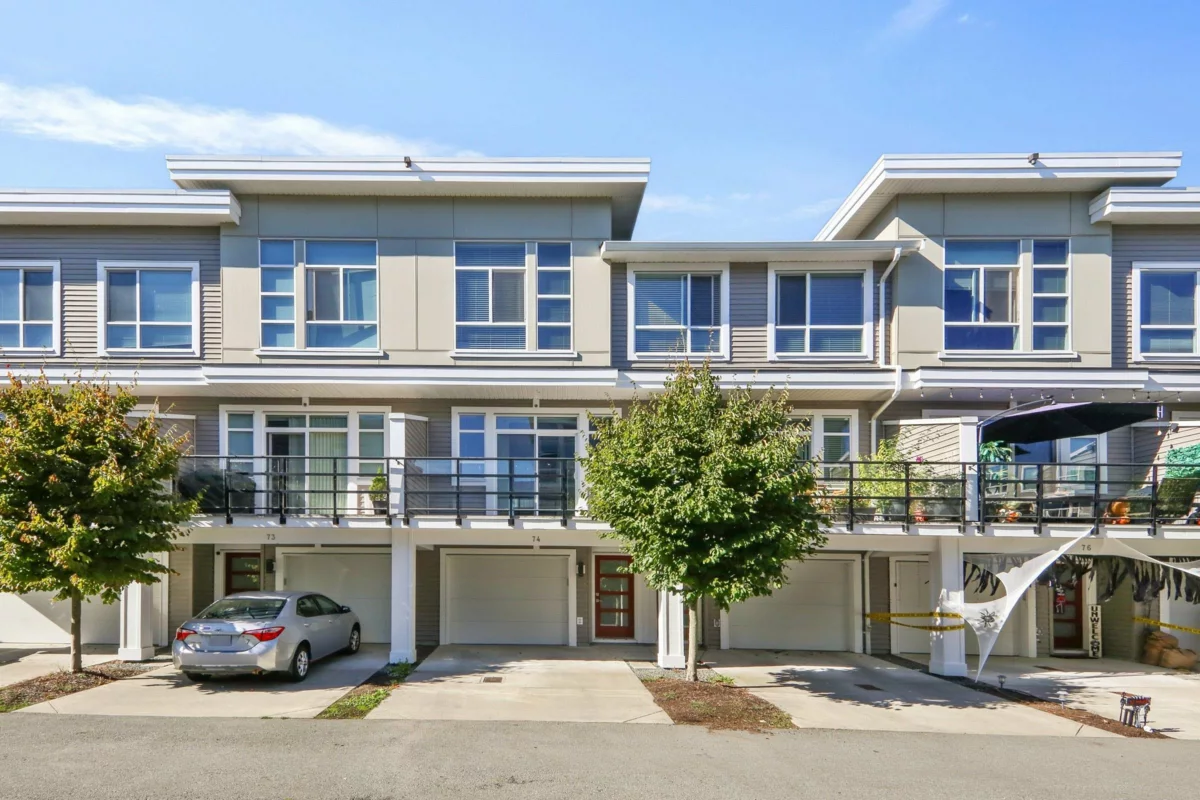 Exterior Rear Photo of 74 8413 Midtown Way, Chilliwack, BC