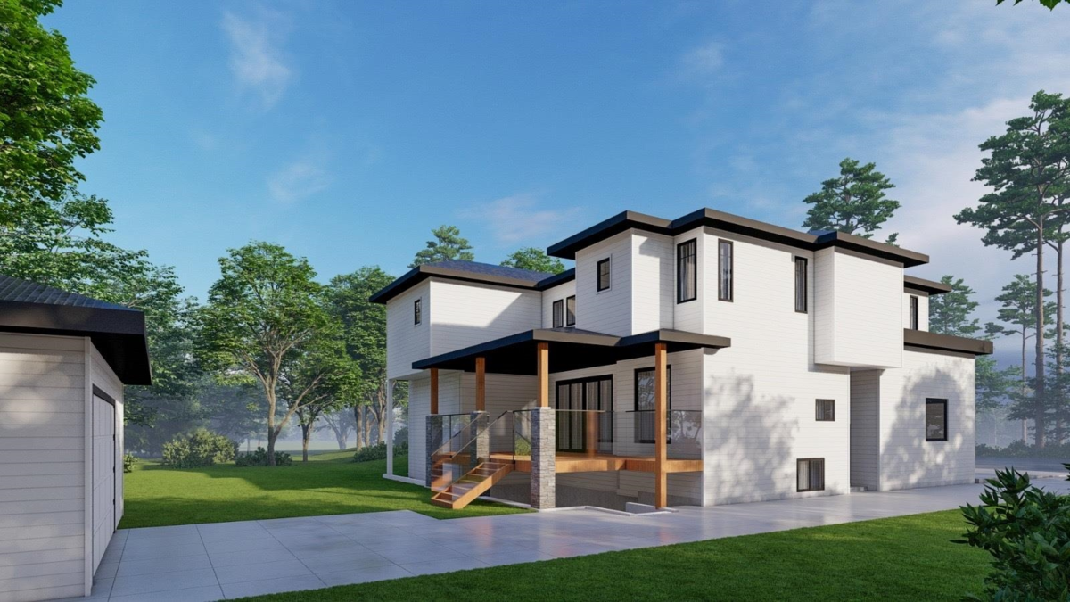 Exterior Rear Photo of 702 Lomond Street, Coquitlam, BC