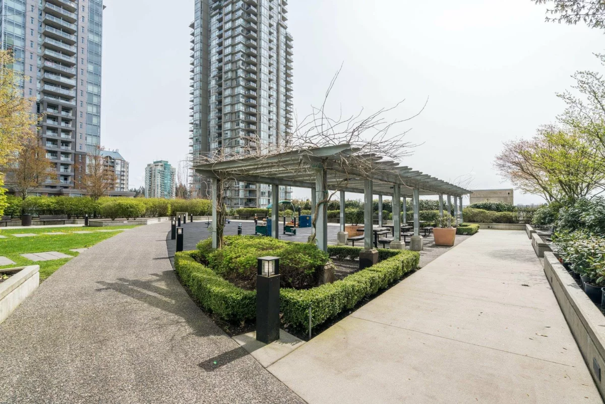 Aerial View of 3202 2978 Glen Drive, Coquitlam, BC