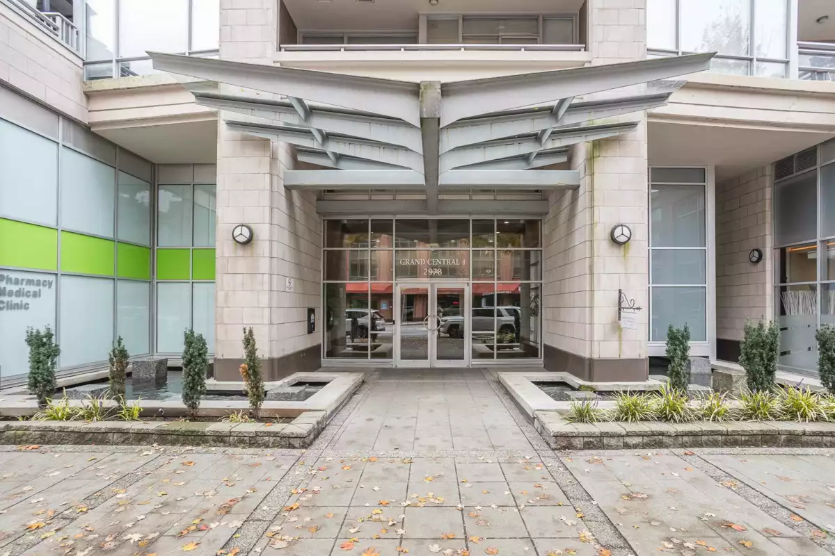 Exterior Rear Photo of 3202 2978 Glen Drive, Coquitlam, BC