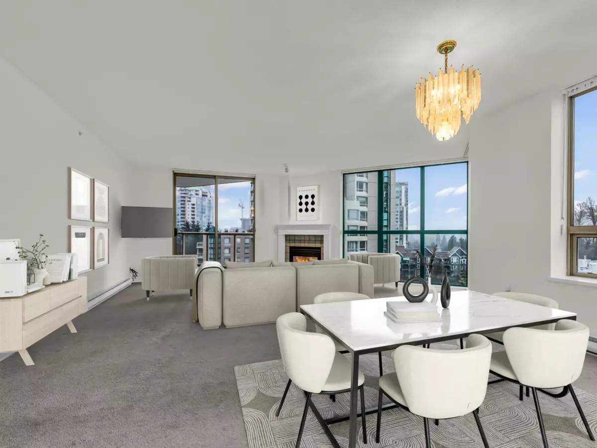 Living Room Photo of 907 1196 Pipeline Road, Coquitlam, BC