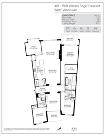 Office / Den Photo of 401 508 Waters Edge Crescent, West Vancouver, BC