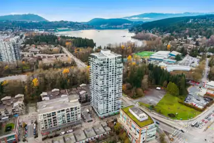 Aerial View of 2507 110 Brew Street, Port Moody, BC