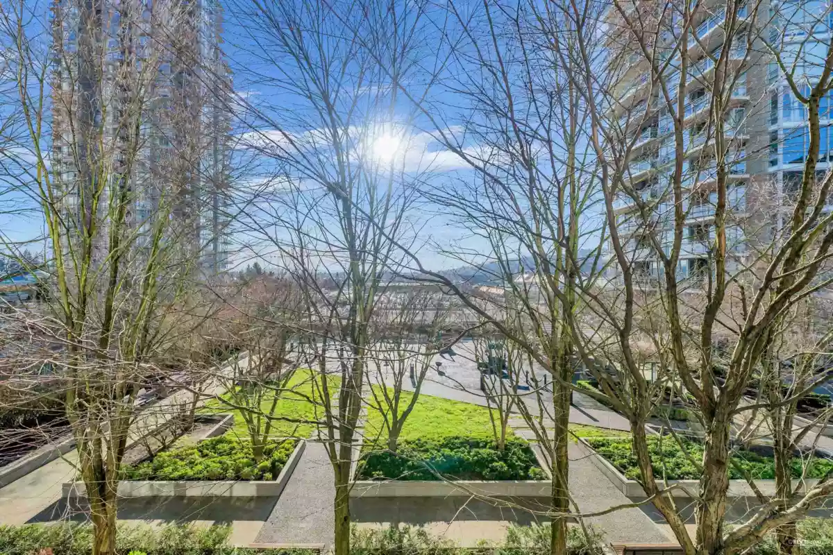 Backyard Photo of 705 2978 Glen Drive, Coquitlam, BC