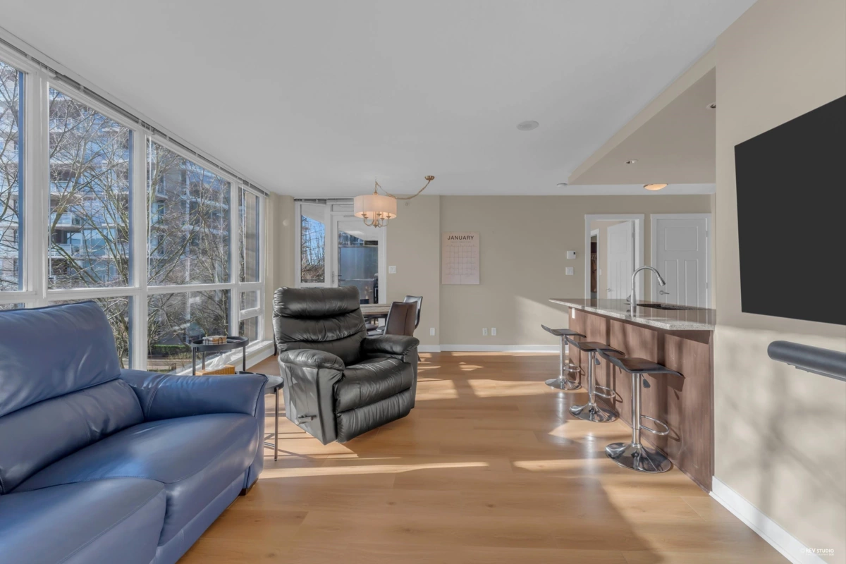 Kitchen Island Photo of 705 2978 Glen Drive, Coquitlam, BC