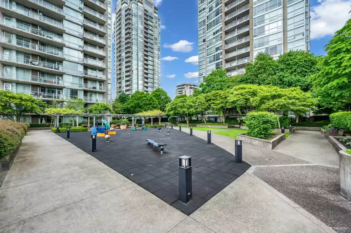 Outdoor Kitchen Photo of 705 2978 Glen Drive, Coquitlam, BC