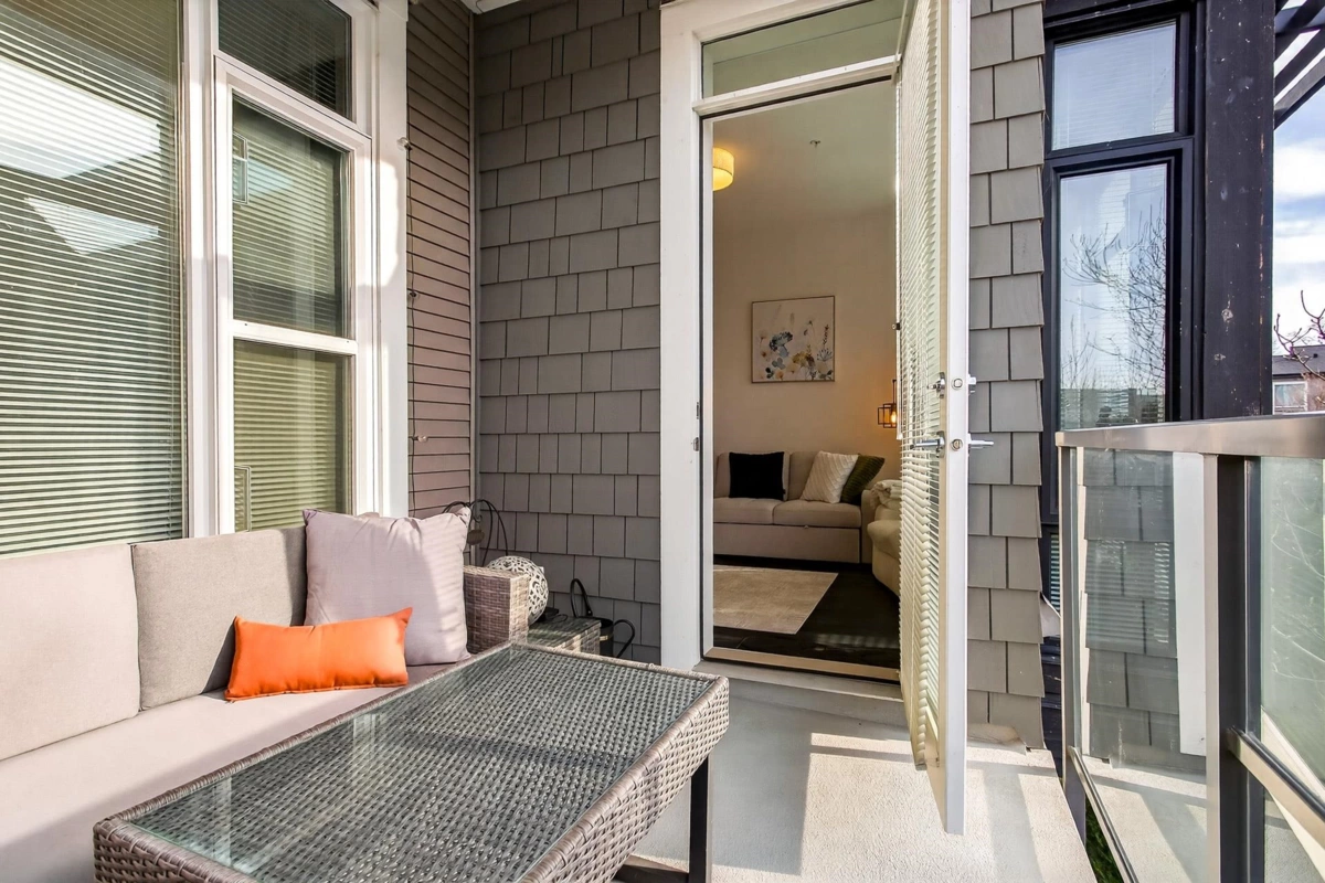 Outdoor Patio Photo of 213 2393 Ranger Lane, Port Coquitlam, BC