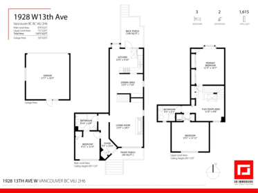 1928 W 13th Avenue, Vancouver, BC, Vancouver — Townhouse for sale