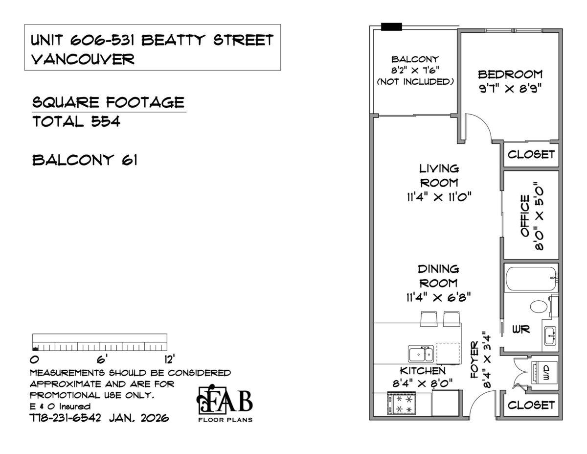 Primary Bathroom Photo of 606 531 Beatty Street, Vancouver, BC