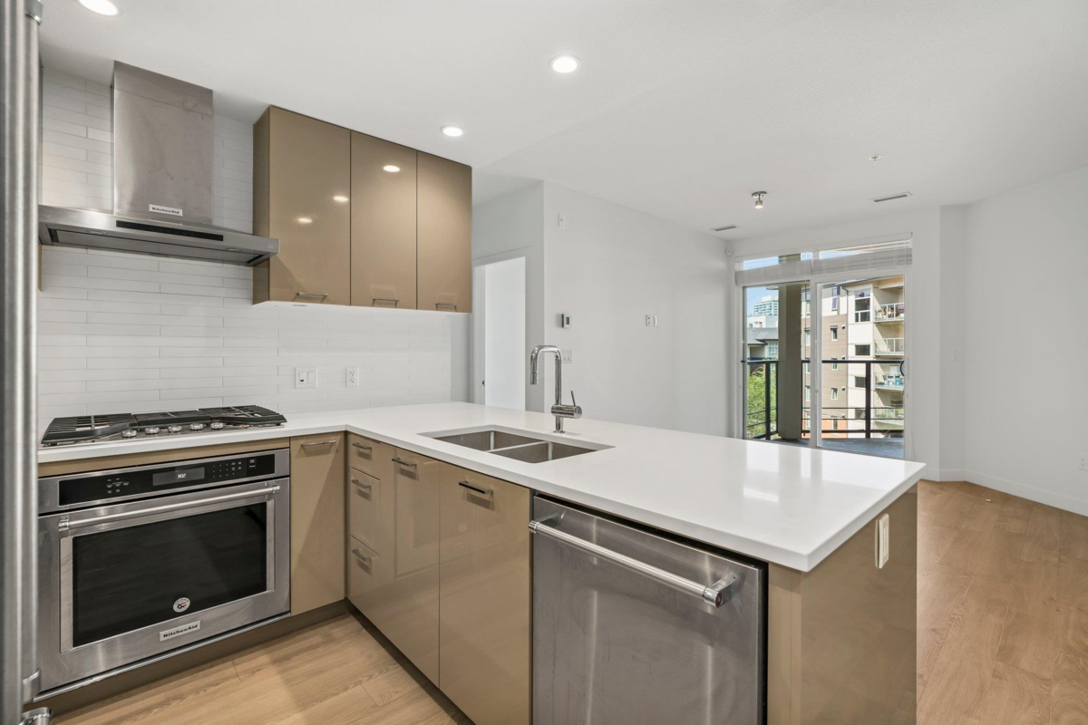 Kitchen Island Photo of #410 3581 Ross Drive, Vancouver, BC