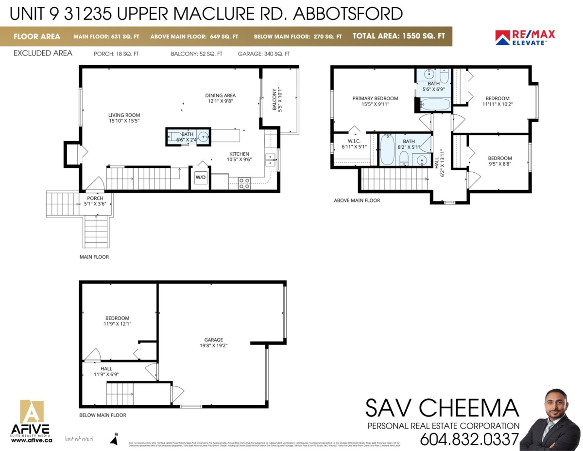 Exterior Rear Photo of 9 31235 Upper Maclure Road, Abbotsford, BC