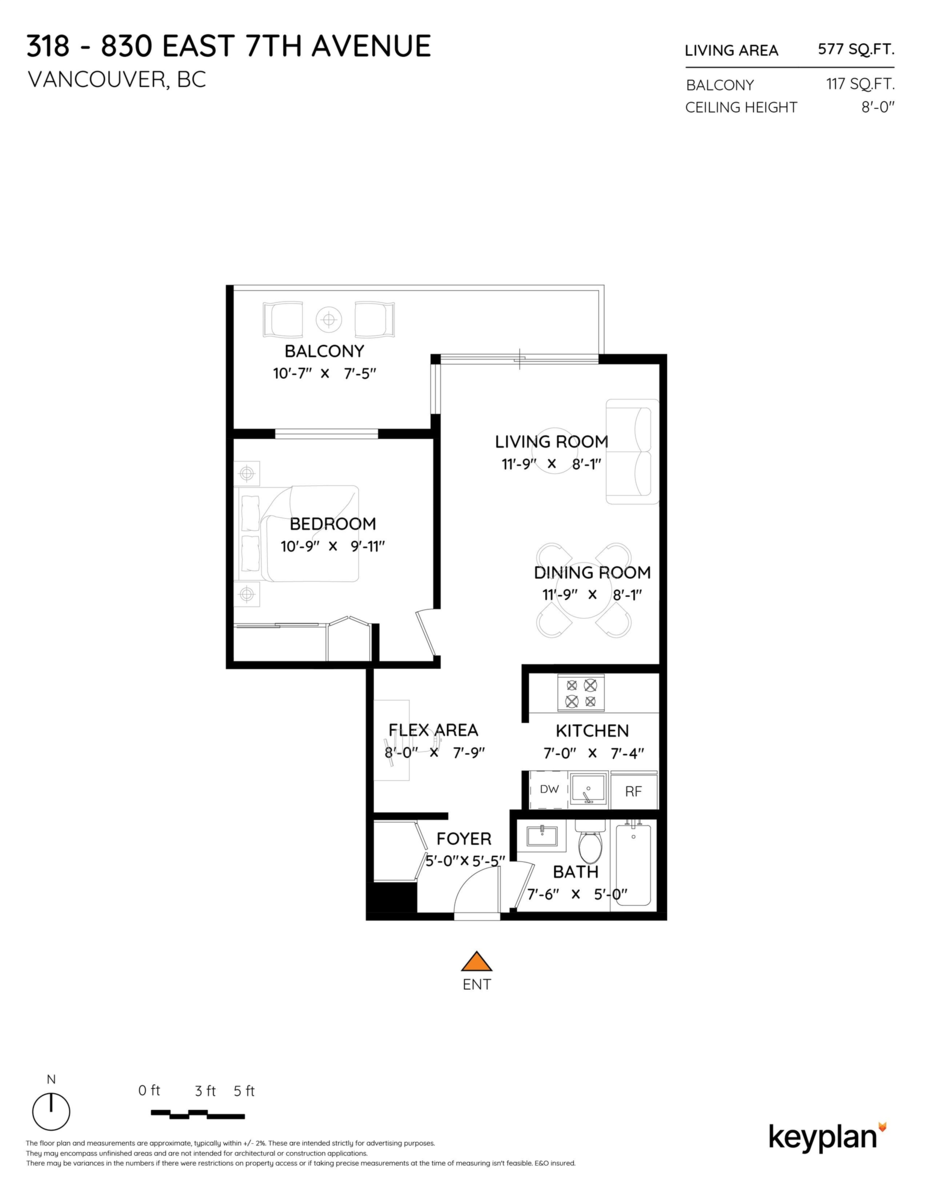 Garage Interior Photo of 318 830 E 7th Avenue, Vancouver, BC