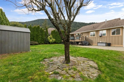 Aerial View of 246 Balsam Avenue, Harrison Hot Springs, BC