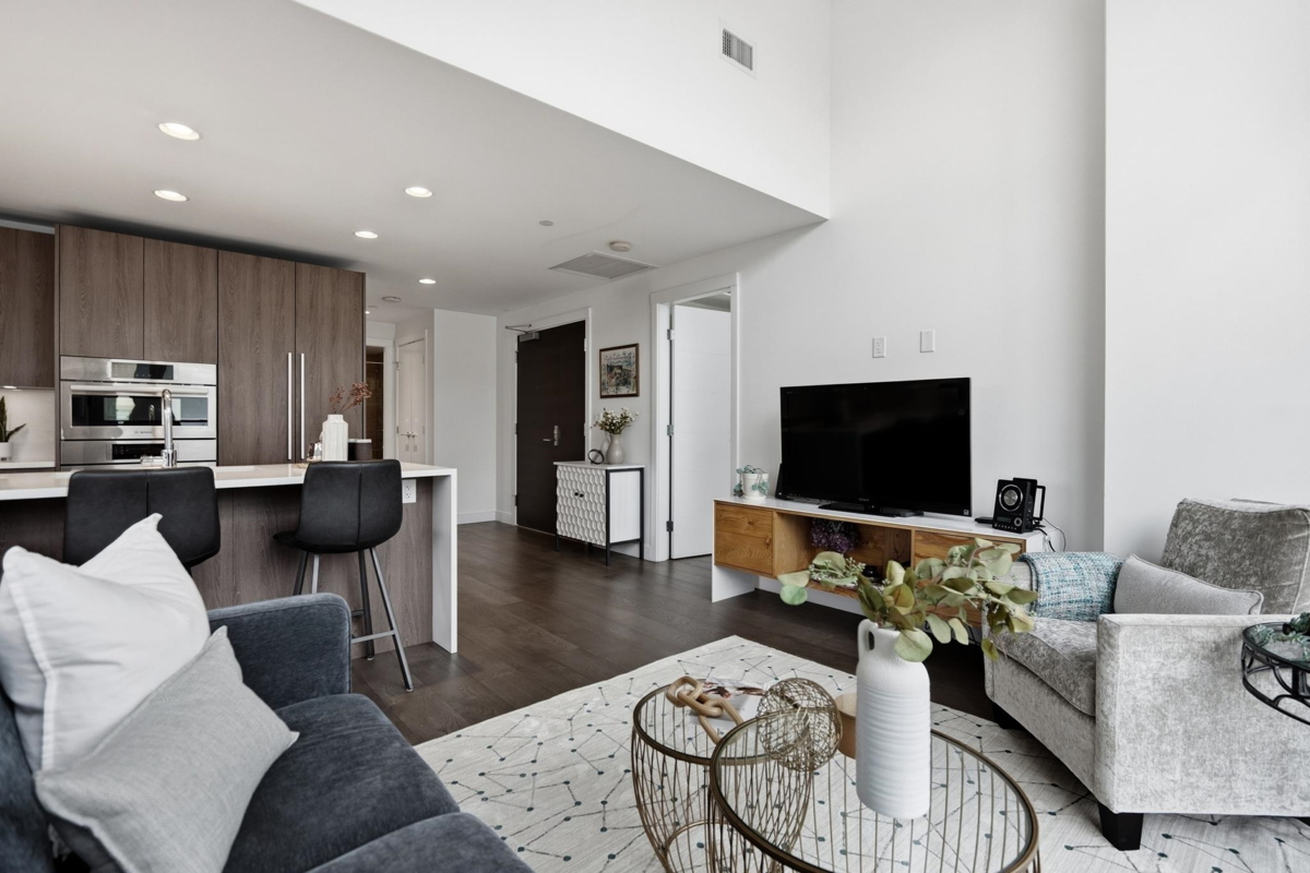 Living Room Photo of 505 2738 Library Lane, North Vancouver, BC