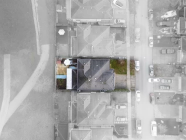 Aerial View of 14621 81a Avenue, Surrey, BC