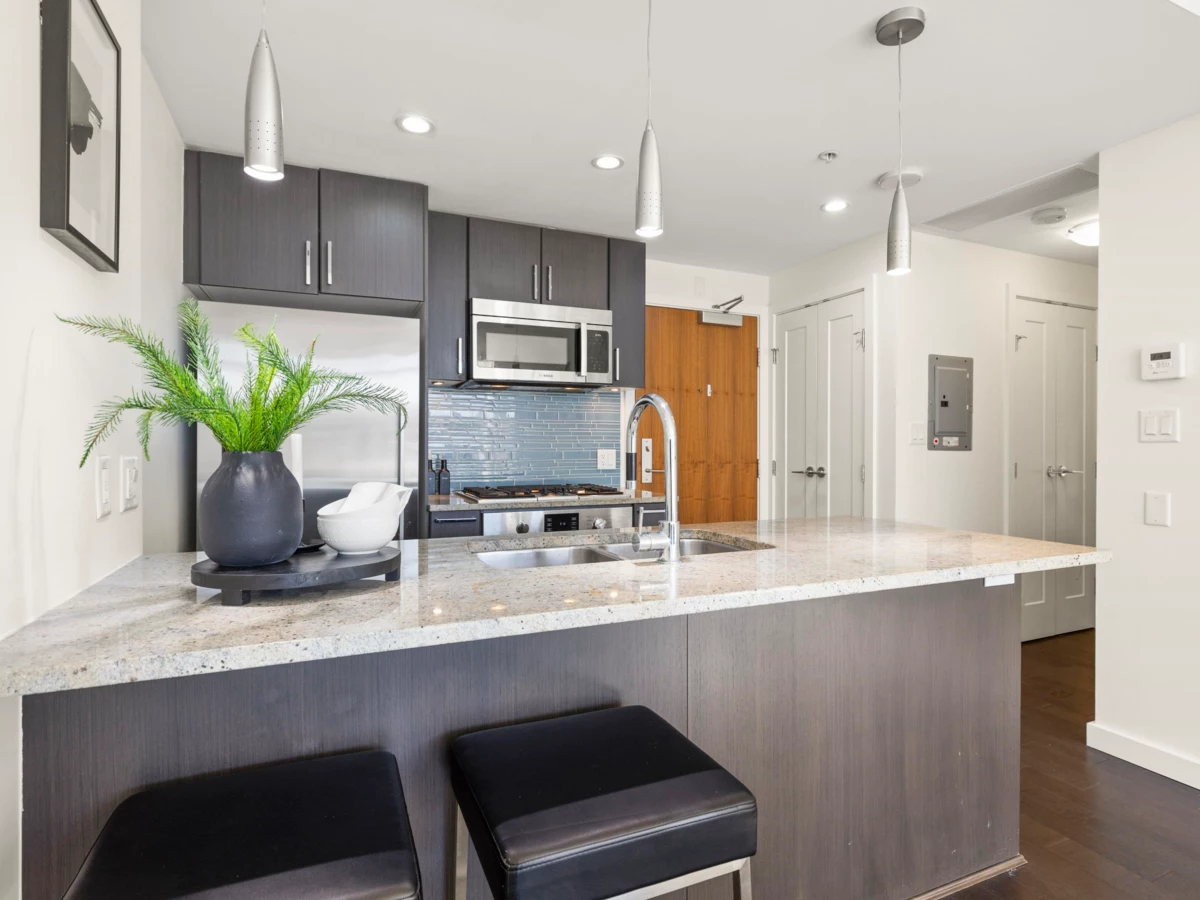 Kitchen Island Photo of 608 38 W 1st Avenue, Vancouver, BC