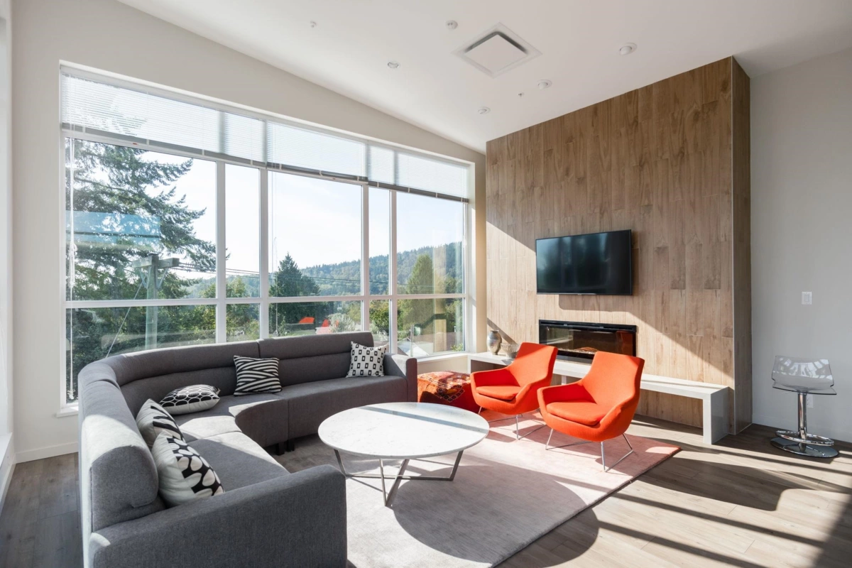 Aerial View of 208 691 North Road, Coquitlam, BC