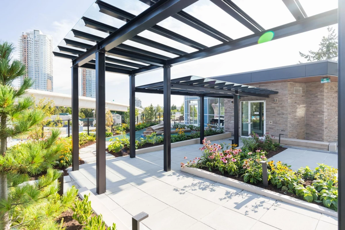 Backyard Photo of 208 691 North Road, Coquitlam, BC