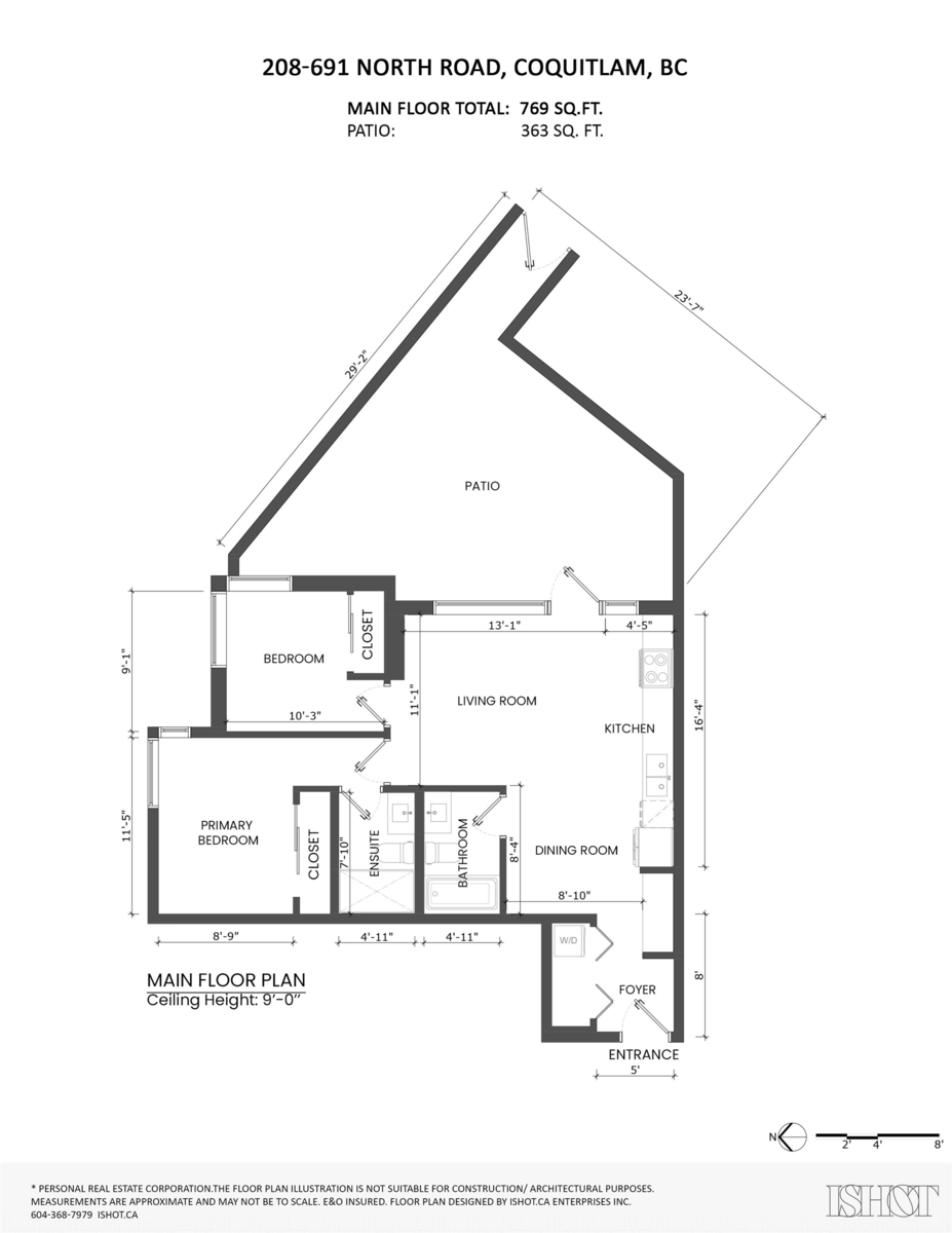 Fitness Center Photo Near 208 691 North Road, Coquitlam, BC