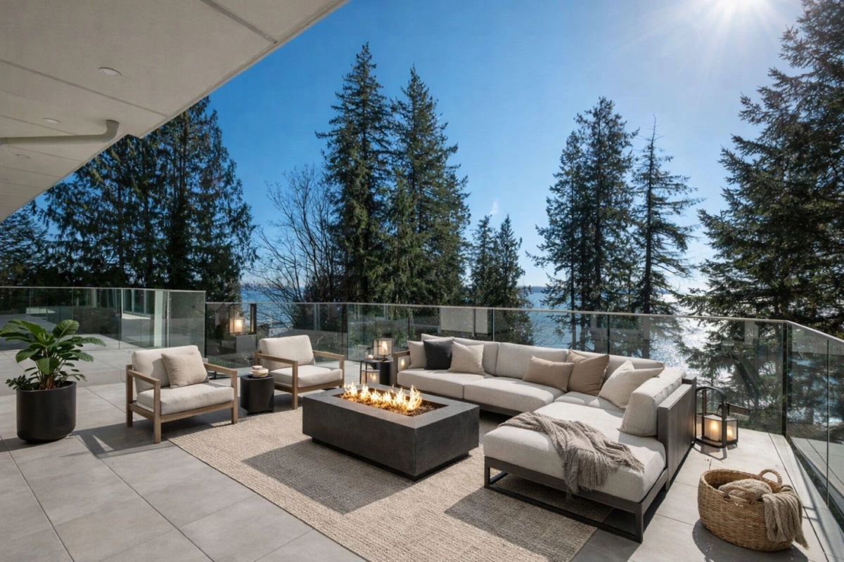 Bedroom 2 Photo of 4437 Piccadilly North, West Vancouver, BC