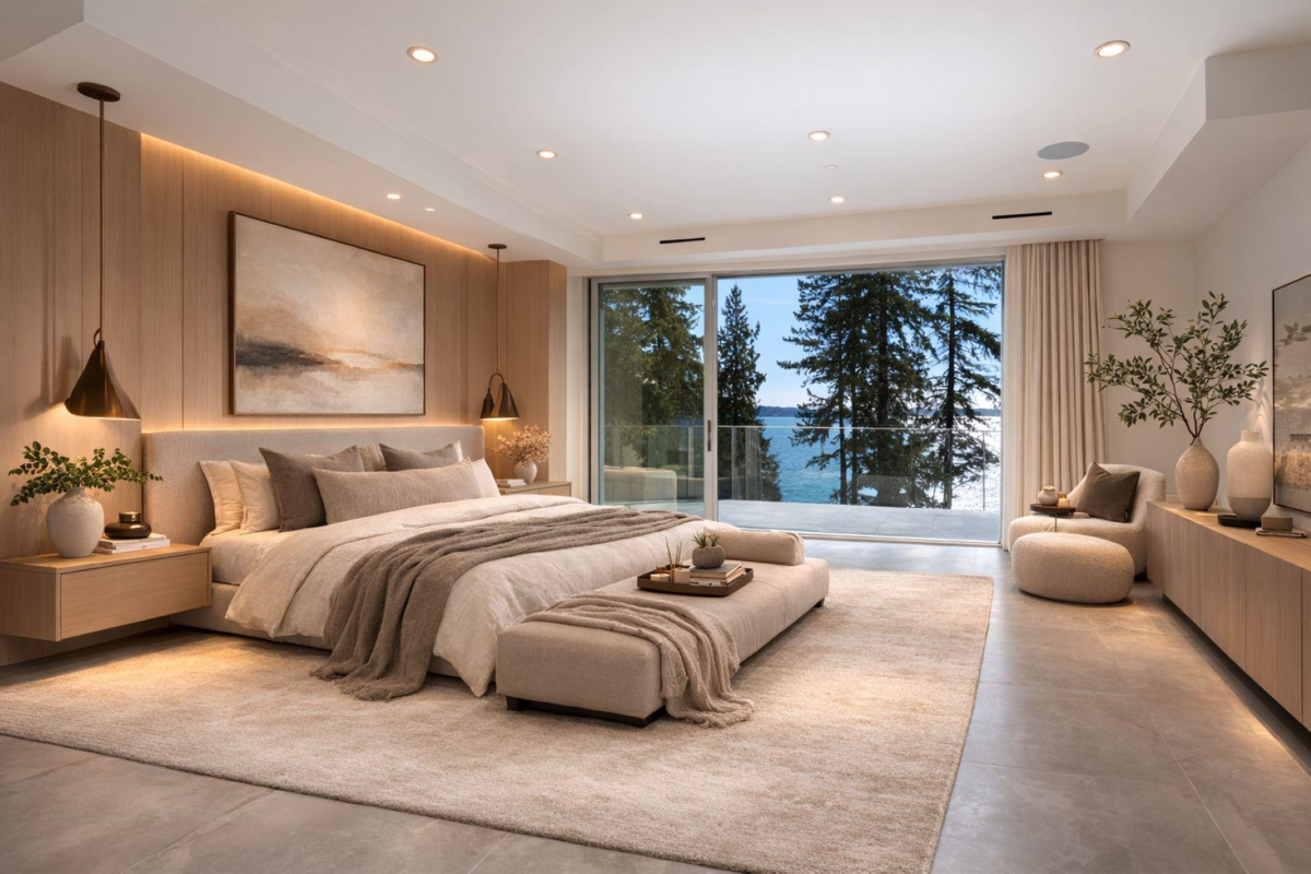 Bedroom 4 Photo of 4437 Piccadilly North, West Vancouver, BC