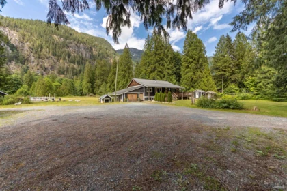 Aerial View of 14848 Squamish Valley Road, Squamish, BC