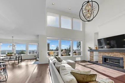 Front exterior of 3492 Bishop Place, Coquitlam, BC